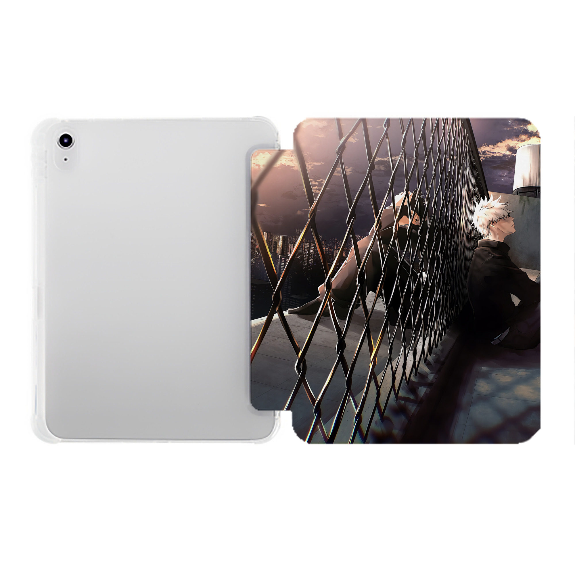 （画像用） SPY×FAMILY间谍家家酒 IPad ケース ペン収納付き 三つ折りスタンド PUレザー×シリコン 対応機種9.5/10.5/10.9インチ